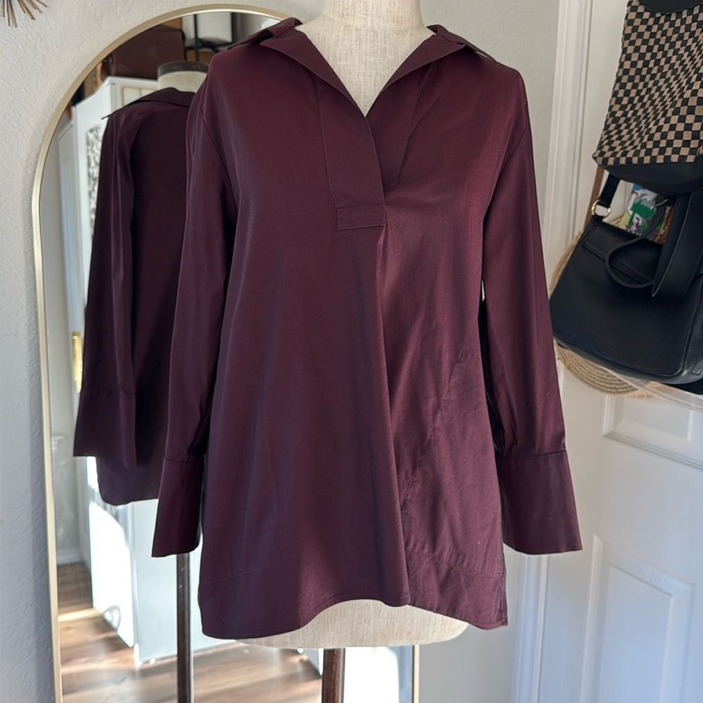 Hinson Wu poplin popover shirt - Picture 1 of 8